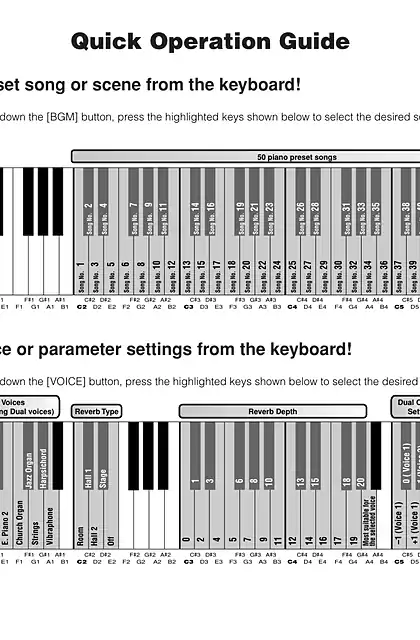 yamaha雅马哈H01 Quick Operation Guide